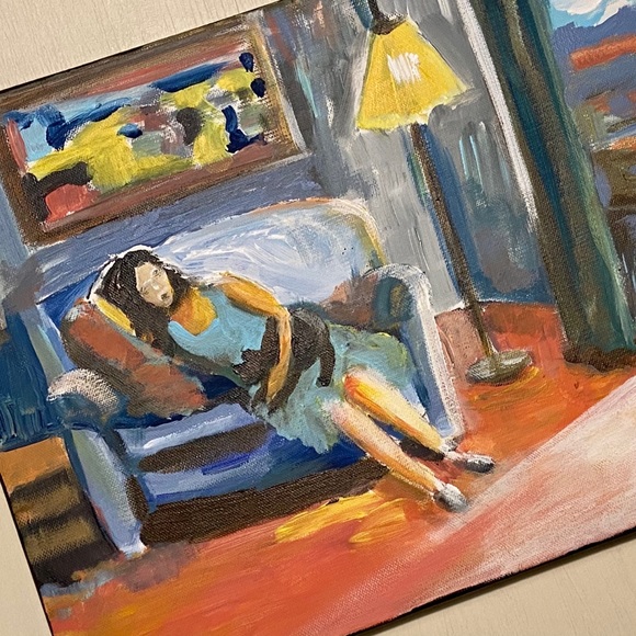 Portrait of a cat owner, 11x14 inches - Picture 2 of 6